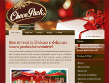 Tablet Screenshot of chocopack.ro